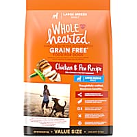 WholeHearted Grain Free Large Breed Chicken and Pea Recipe Adult Dry Dog Food