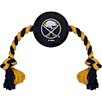 Pets First Buffalo Sabres Hockey Puck Toy for Dogs