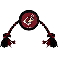 Pets First Arizona Coyotes Hockey Puck Toy for Dogs