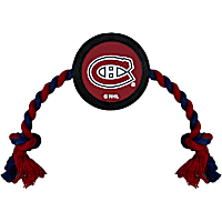 Pets First Montreal Canadiens Hockey Puck Toy for Dogs