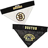 Pets First Boston Bruins Reversible Dog Bandana
