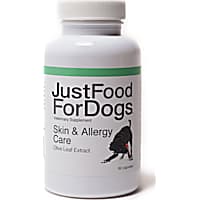 JustFoodForDogs Supplement Skin & Allergy Care Capsules