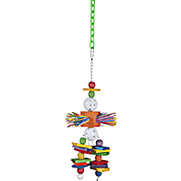 Super Bird Creations Willy Nilly Wood Hanging Bird Toy