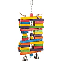 Super Bird Creations Wood Pile Hanging Bird Toy