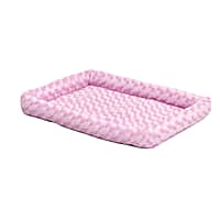 Midwest Quiet Time Bolster Pink Dog Bed