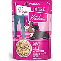 Dogs in the Kitchen Fowl Ball with Chicken Breast & Turkey Au Jus Wet Dog Food Pouches