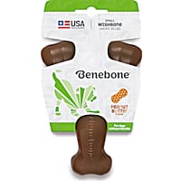 Benebone Peanut Wishbone Dog Chew Toy