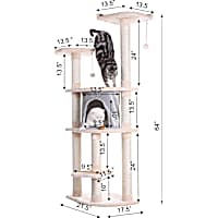 Armarkat Classic Model A6401 Real Wood Cat Tree