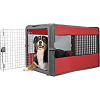 Sport Pet Travel Pop up Crate Red for Dogs