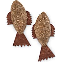 Leaps & Bounds Playful by Nature Pounce & Play Catnip Fish Cat Toys