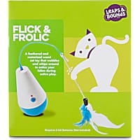 Leaps & Bounds Flick & Frolic Electronic Wobble Wand Cat Toy