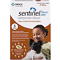 Sentinel Flavor Tabs for Dogs 2 to 10 lbs