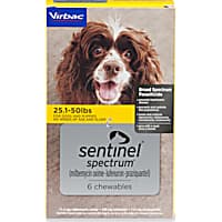 Sentinel Spectrum Chewables for Dogs 25.1 to 50 lbs.