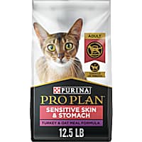 Sensitive deals cat food