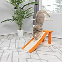 Armarkat Orange Premium Real Wood Cat Tree Model X2101
