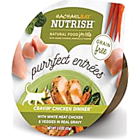 Rachael Ray Nutrish Purrfect Entrees Grain Free Natural Chicken & Veggies in Real Gravy Wet Cat Food