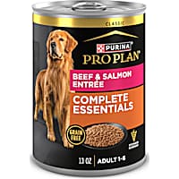 Purina Pro Plan Grain Free Classic Beef and Salmon Entree Dog Food