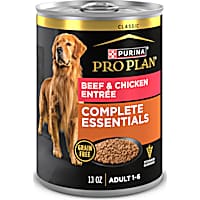 Purina Pro Plan Grain Free Classic Beef and Chicken Entree Dog Food Pate