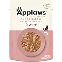Applaws Natural Tuna Flakes with Sockeye Salmon in Gravy Wet Cat Food