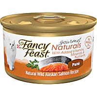 Fancy Feast Gourmet Naturals Wild Alaskan Salmon Recipe Pate Wet Cat Food