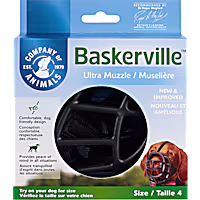 Baskerville Ultra Black Muzzle for Dogs