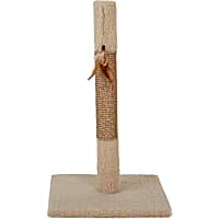 EveryYay Essentials Scratchin' The Surface Tan Post with Toy Cat Scratcher