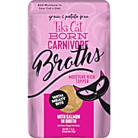 Tiki Cat Savory Broth with Meaty Bits Salmon Flavored Cat Treats