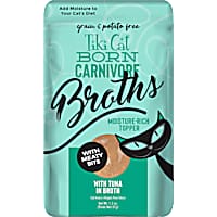 Tiki Cat Savory Broth with Meaty Bits Tuna Flavored Cat Treats
