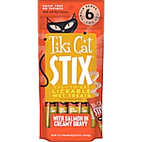 Tiki Cat Stix Salmon Wet Treat in Lickable Tube for Cats
