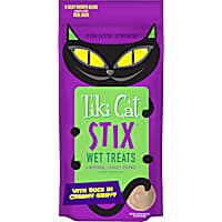 Tiki Cat Stix Duck Wet Treat in Lickable Tube for Cats