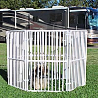 Cardinal Gates Portable Outdoor White Pet Pen