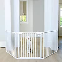Cardinal Gates Extra Wide Expandable White Pet Gate