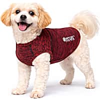 Pet Life Active Aero-Pawlse Heathered Red Quick-Dry Dog Tank Top T-Shirt