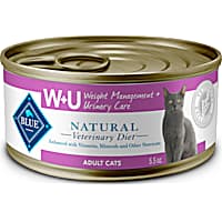 Blue Buffalo Natural Veterinary Diet Chicken Weight + Urinary Care Wet Cat Food