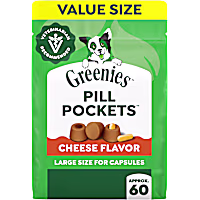 Greenies Pill Pockets Cheese Flavor Large Size Soft Dog Treats