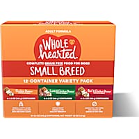 WholeHearted Grain Free Small Breed Minced in Gravy Adult Wet Dog Food Variety Pack