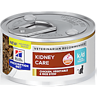 Hill's Prescription Diet k/d Kidney Care Early Support Chicken, Vegetable & Rice Stew Canned Cat Food