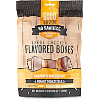 Good Lovin' No Rawhide Large Chicken Flavored Dog Bones