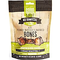 Good Lovin' No Rawhide Mini Peanut Butter Flavored Dog Bones