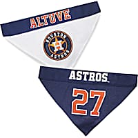 Pets First Houston Astros Jose Altuve Reversible Bandana for Dog