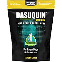 NUTRAMAX DASUQUIN with MSM for Large Dogs 60lbs and Over, Joint Health Supplement, Soft Chews