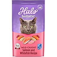 Halo Holistic Complete Digestive Health Wild-caught Salmon & Whitefish Recipe Adult Dry Cat Food