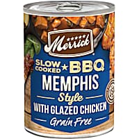 Merrick Slow-Cooked BBQ Memphis Style with Glazed Chicken Grain Free Canned Dog Food
