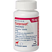 Carprovet (Carprofen) Chewable Tablets 75 mg