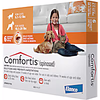 Comfortis Chewables for Dogs 10.1 to 20 lbs. and Cats 6.1 to 12 lbs