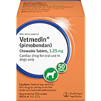 Vetmedin 1.25 mg Chewable Tablets for Dogs