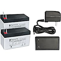High Tech Pet 2 Battery Kit with Charger for Power Pet Door Operation