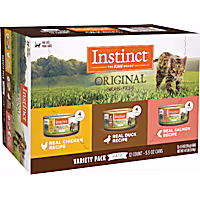 Instinct Original Grain Free Recipe Variety Pack Natural Wet Canned Cat Food
