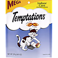 Temptations Indoor Care Chicken Flavor Crunchy and Soft Cat Treats