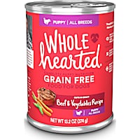 WholeHearted Grain Free Beef and Vegetable Recipe Wet Puppy Food